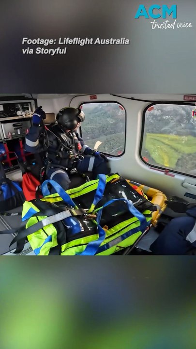 Mountain climbers winched to safety by rescue helicopter