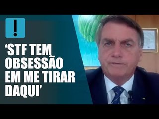 Bolsonaro volta a atacar o STF e diz que ministros querem tirá-lo do poder: “É uma obsessão”