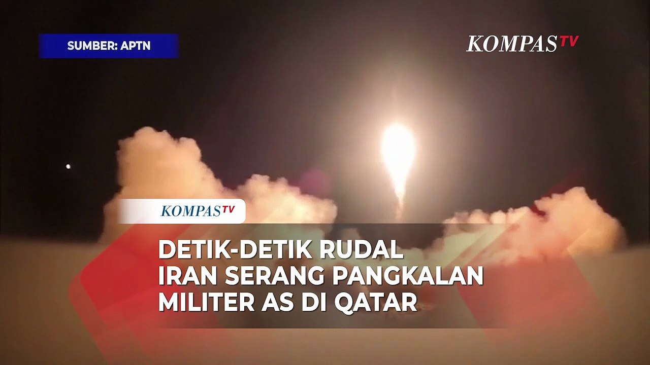 Balas AS, Detik-Detik Rudal Iran Sasar Pangkalan Militer AS di Qatar