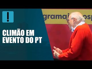 Climão: Eduardo Suplicy invade evento de Lula e diz que não foi convidado