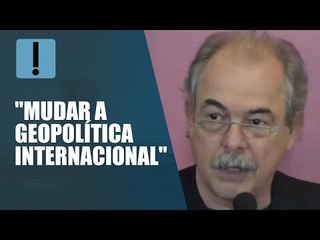 Mercadante diz que plano de governo vai "mudar a geopolítica internacional"