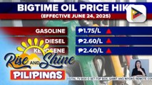 Bigtime oil price hike, epektibo ngayong araw