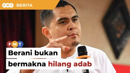 Bakar karikatur PM Berani bukan bermakna harus hilang adab, tegur Akmal