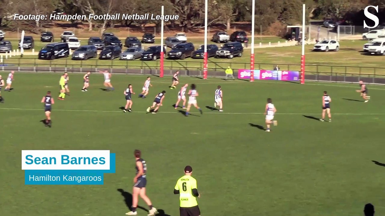 Football: Sean Barnes, Hamilton, HFNL, round 10 statistics
