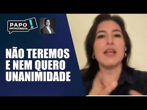 Não há novidade de Renan estar com Lula, diz Simone Tebet no Papo Antagonista