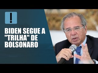 Biden segue a "trilha" de Bolsonaro, diz Paulo Guedes