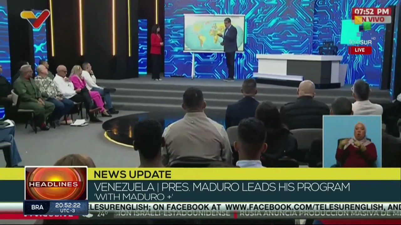 President of Venezuela reviews the complex reality in the Middle East