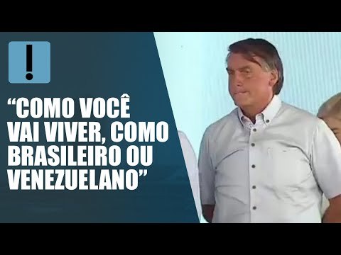 Eleições definirão se viveremos como brasileiros ou venezuelanos , diz Bolsonaro