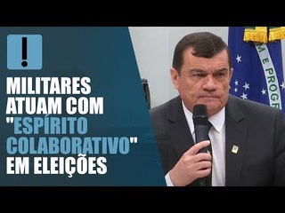 Militares atuam com "espírito colaborativo" em eleições, diz ministro da Defesa