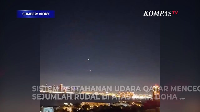 Pertahanan Udara Qatar Cegat Rudal Iran Targetkan Pangkalan Militer AS