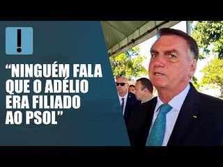 Jair Bolsonaro reclama de quem diz que assassino de tesoureiro do PT é seu apoiador