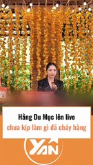 Hằng Du Mục lên live chưa kịp làm gì đã cháy hàng