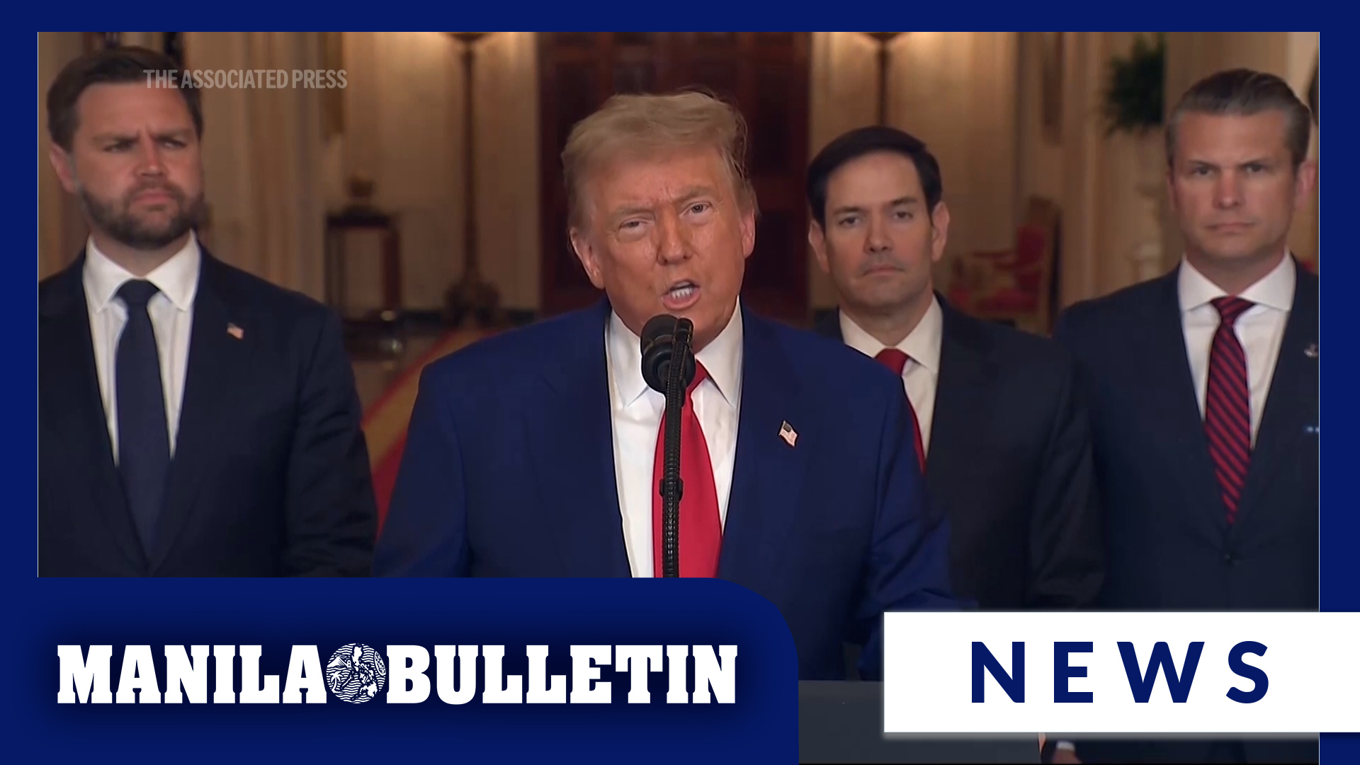 Trump says Iran and Israel will have a phased-in ceasefire over 24 hours