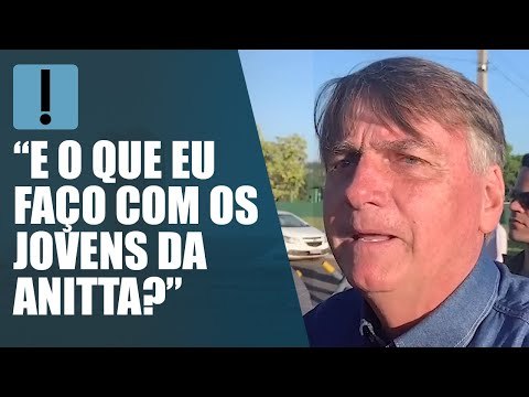 Bolsonaro critica Anitta após apelo a Lula pela legalização da maconha