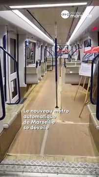 Le nouveau métro automatique de Marseille se dévoile avec les toutes premières rames