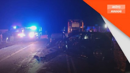 Seorang maut, seorang cedera parah di Kota Tinggi