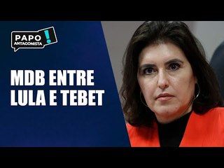 Lula tenta 'roubar' o MDB de Simone Tebet