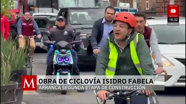 En Toluca, la Semov comienza la segunda etapa de construcción de la ciclovía de Isidro Favela