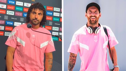 Messi recibe unas palabras de Maximiliano Falcón previo a su cumpleaños número 38