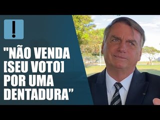 Jair Bolsonaro ignora aumento no Auxílio Brasil: "Não venda seu voto por dentadura"