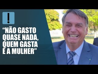 Bolsonaro: 'Michelle falava alto e disse a ela para aprender libras'