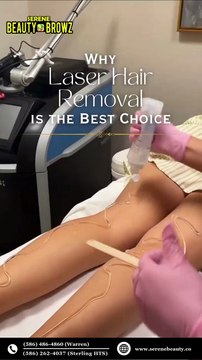 WHY Laser Hair Removal at Serene Beauty Browz is the game-changer you’ve been waiting for-✔️ Permanent Hair Reduction✔️ Painless & Quick✔️ No More Ingrown Hairs✔️ Safe for ALL Skin Types💫 Smooth skin is just