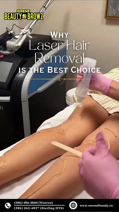 WHY Laser Hair Removal at Serene Beauty Browz is the game-changer you’ve been waiting for-✔️ Permanent Hair Reduction✔️ Painless & Quick✔️ No More Ingrown Hairs✔️ Safe for ALL Skin Types💫 Smooth skin is just