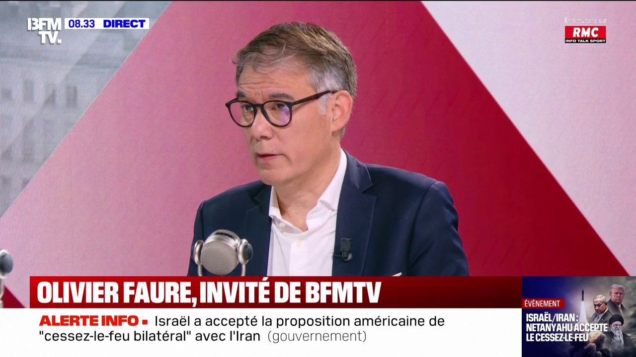 Échec du conclave sur les retraites: "François Bayrou a donné un droit de veto au Medef, qui l'a utilisé cette nuit", estime Olivier Faure (PS)