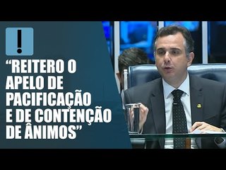Rodrigo Pacheco faz apelo por pacificação nas eleições: “Que o tom seja sério, baseado em verdades”