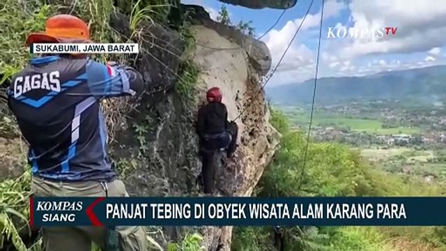Komunitas Panjat Tebing Hidupkan Kembali Wisata Alam Karang Para Sukabumi