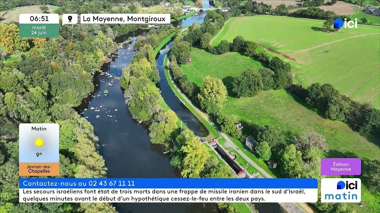 24/06/2025 - ici matin par ici Mayenne en vidéo