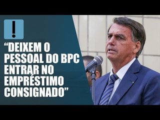 Jair Bolsonaro pede a banqueiros que liberem empréstimos a beneficiários do Auxílio Brasil