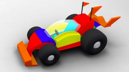 Racing Car Formation | Kids Channel - Fun Cartoon Videos for Kids in 4K HD