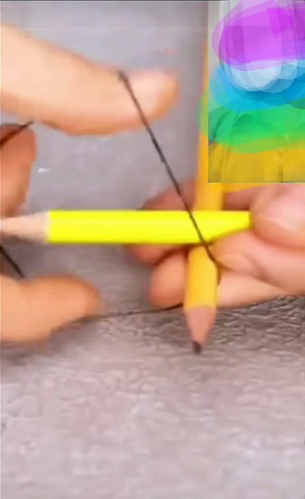 Excellent drawing tracing trick.