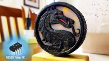3D Printed Breathing IC555 LED Trophy
