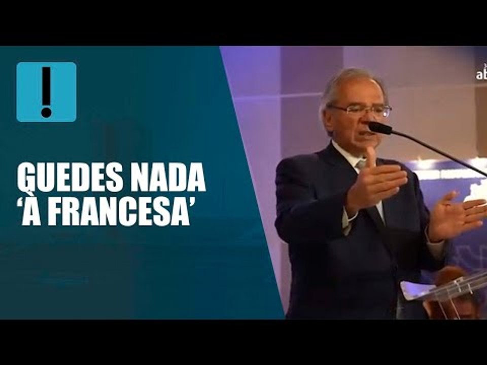 Guedes, sobre a França: "É melhor vocês nos tratarem bem, ou vamos ligar o f***-se pra vocês"