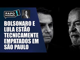 Jair Bolsonaro cresce e está tecnicamente empatado com Lula em SP, diz Quaest