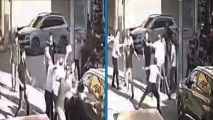 Nusaybin'de silah ve sopalı kavga kamerada; 3 yaralı