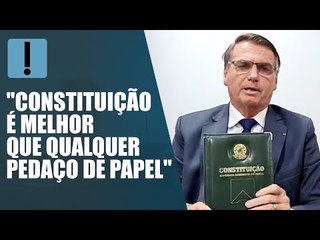 Jair Bolsonaro ironiza ato de leitura de carta pró-democracia na USP