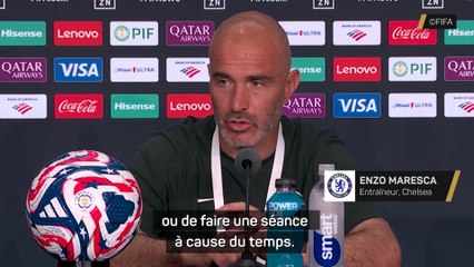 Maresca : "Impossible de s'entraîner dans ces conditions !"