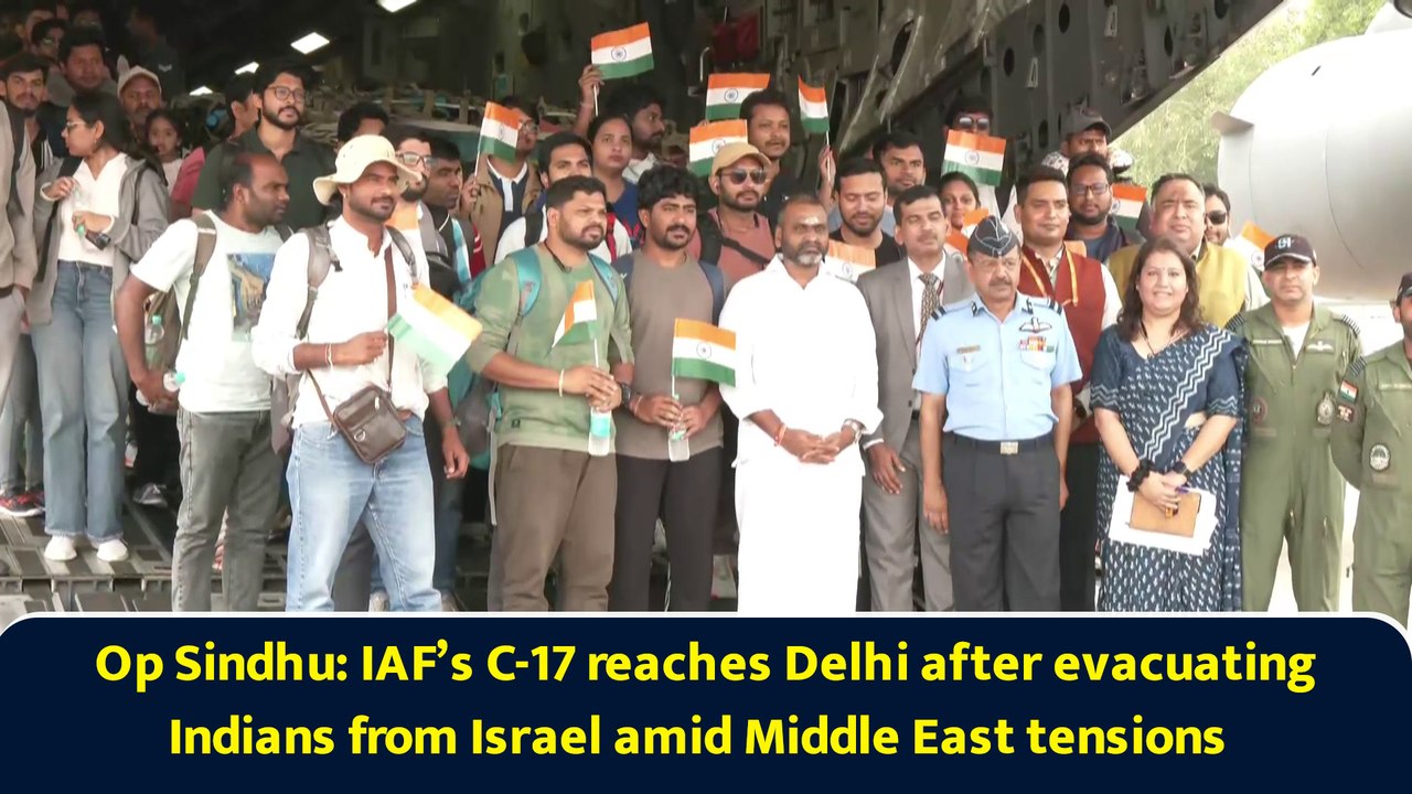 Op Sindhu: IAF’s C-17 reaches Delhi after evacuating Indians from Israel amid Middle East tensions