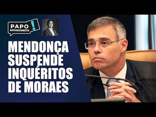 O ministro André Mendonça pediu vista hoje, em plenário, de quatro inquéritos relatados por Moraes