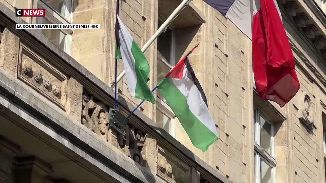 Ces mairies communistes qui affichent des drapeaux palestiniens