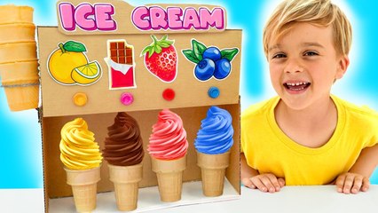 Ice Cream & Watermelon Challenge for kids