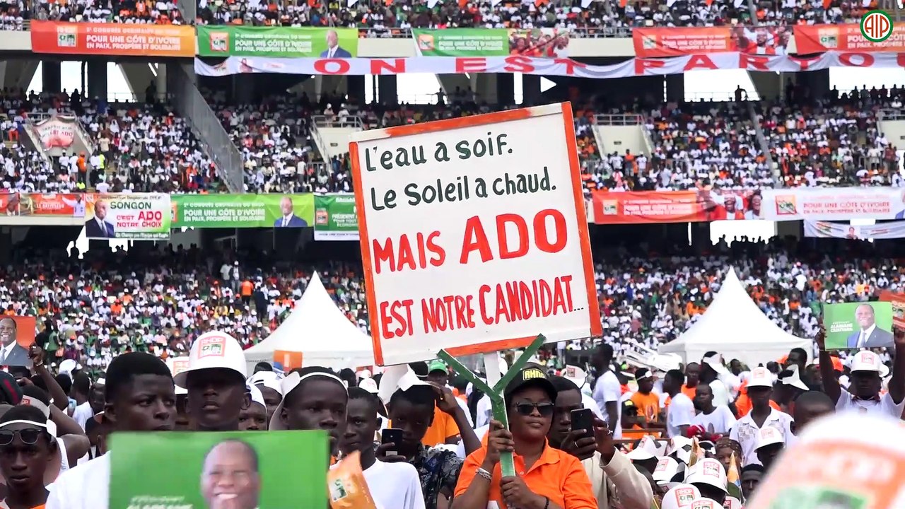 2e congrès ordinaire du RHDP : Alassane Ouattara désigné président du parti à l’unanimité