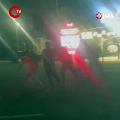 Dinlenme tesisinde kavga: Darbedilen yolcu otobüsten atıldı