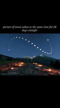 “And the moon – We have ordained for it phases, until it returns like the old date stalk.” – Surah Y...he Qur’an The phases of the moon, captured day by day reflecting the divine order and wisdom of Allah ﷻ.#QuranQuot