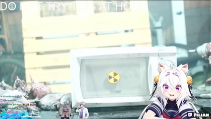 Filian BLOWS UP a microwave with a MAD SCIENTIST w/ UwOslab
