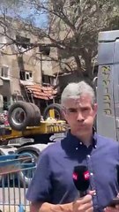 The condition of the Tel Aviv after the Iranian bombing