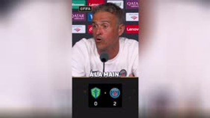 PSG - Luis Enrique : "On n’imaginerait pas un parquet de NBA plein de trous"